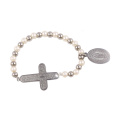 bracelet-47 Xuping Virgin Mary design + bracelet en perles de perles